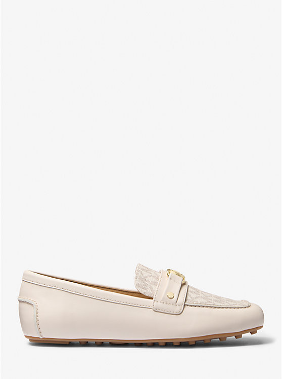 Мокасины-Лоферы из кожи с фирменным логотипом Mandy Michael Kors, мультиколор — фото 2
