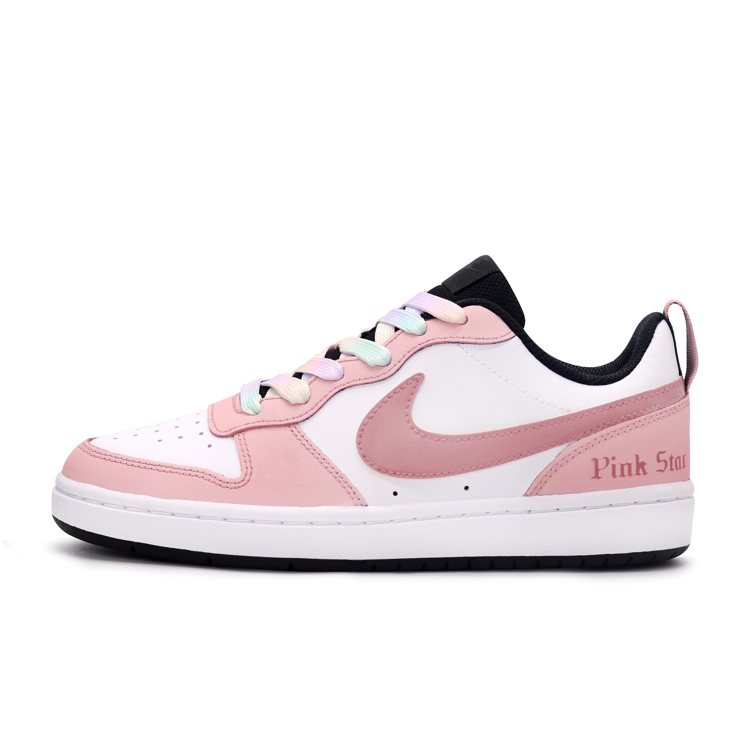 

Кроссовки Nike Court Borough 2 Skateboarding Shoes Women's Low-top Pink/white/black, розовый