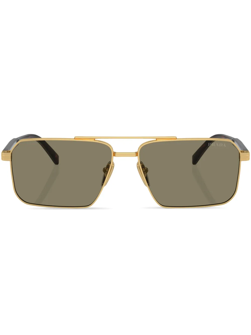 

Солнцезащитные очки PR A57S Prada, золотистый