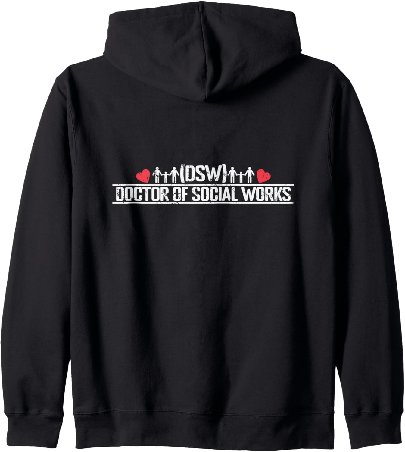 

Худи на молнии с надписью «Социальный работник, социальная справедливость», черный, размер S Profession Academic Degree University Campus Study