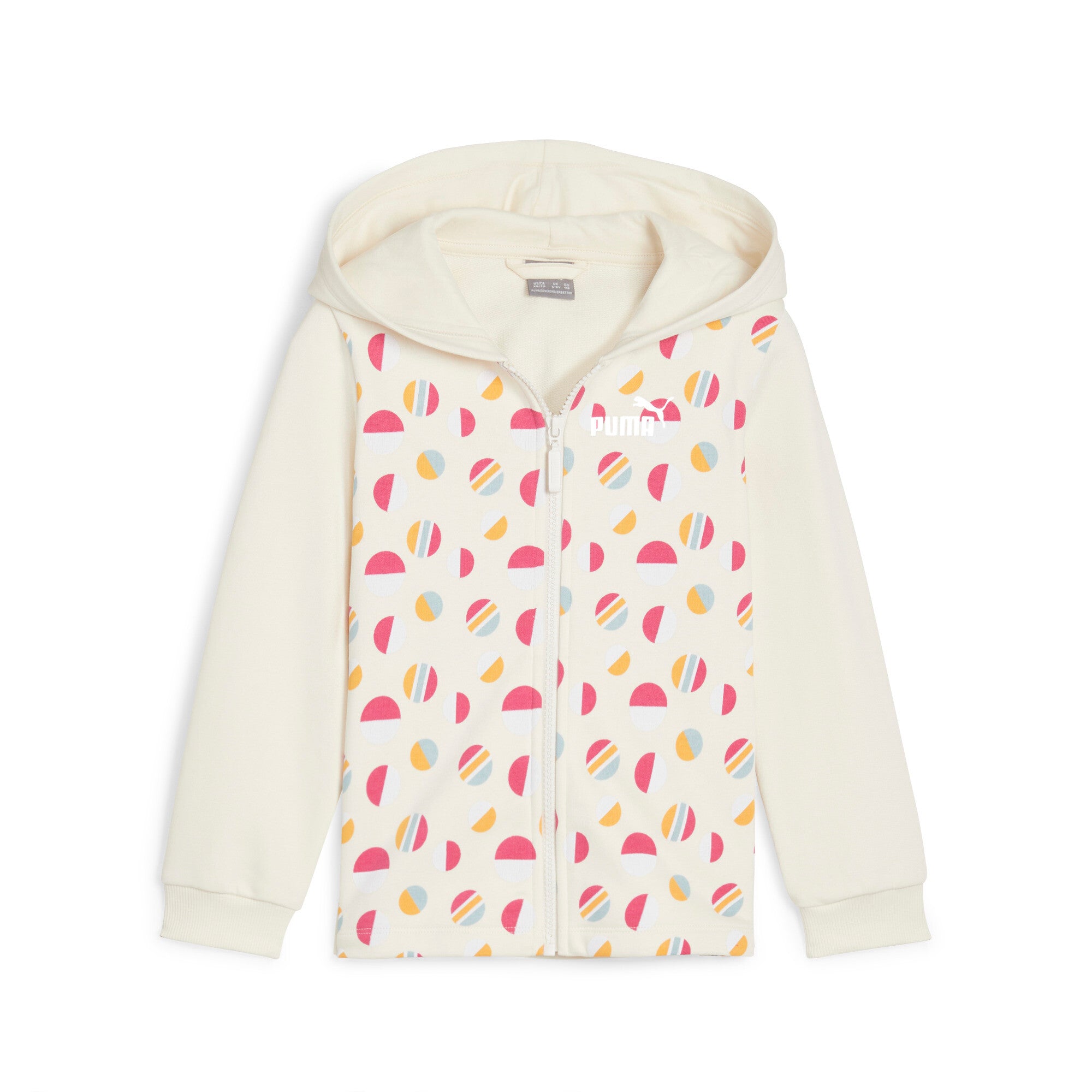 

Толстовка с капюшоном PUMA Little Kids ESS+ SUMMER CAMP с застежкой-молнией, цвет sugared almond