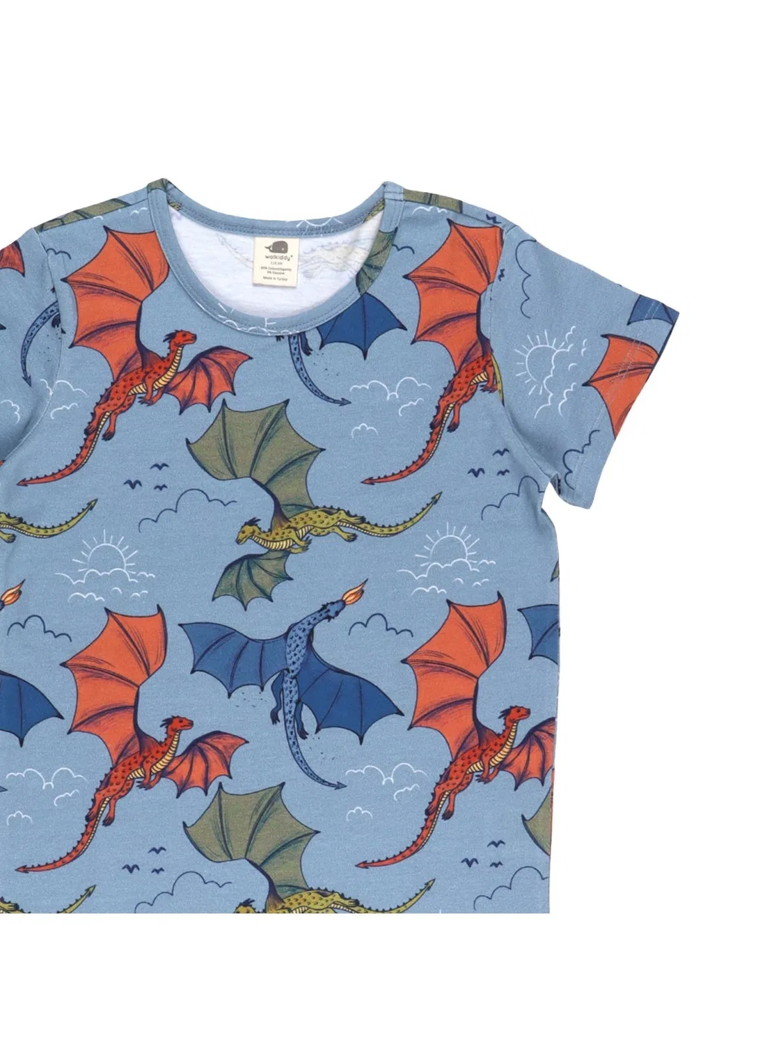 Футболка 'Colorful Dragon-T-Футболка' Walkiddy, Blue — фото 3