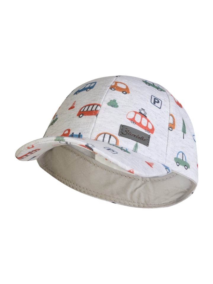 

Sterntaler Автомобили в бейсболках светло-серого цвета