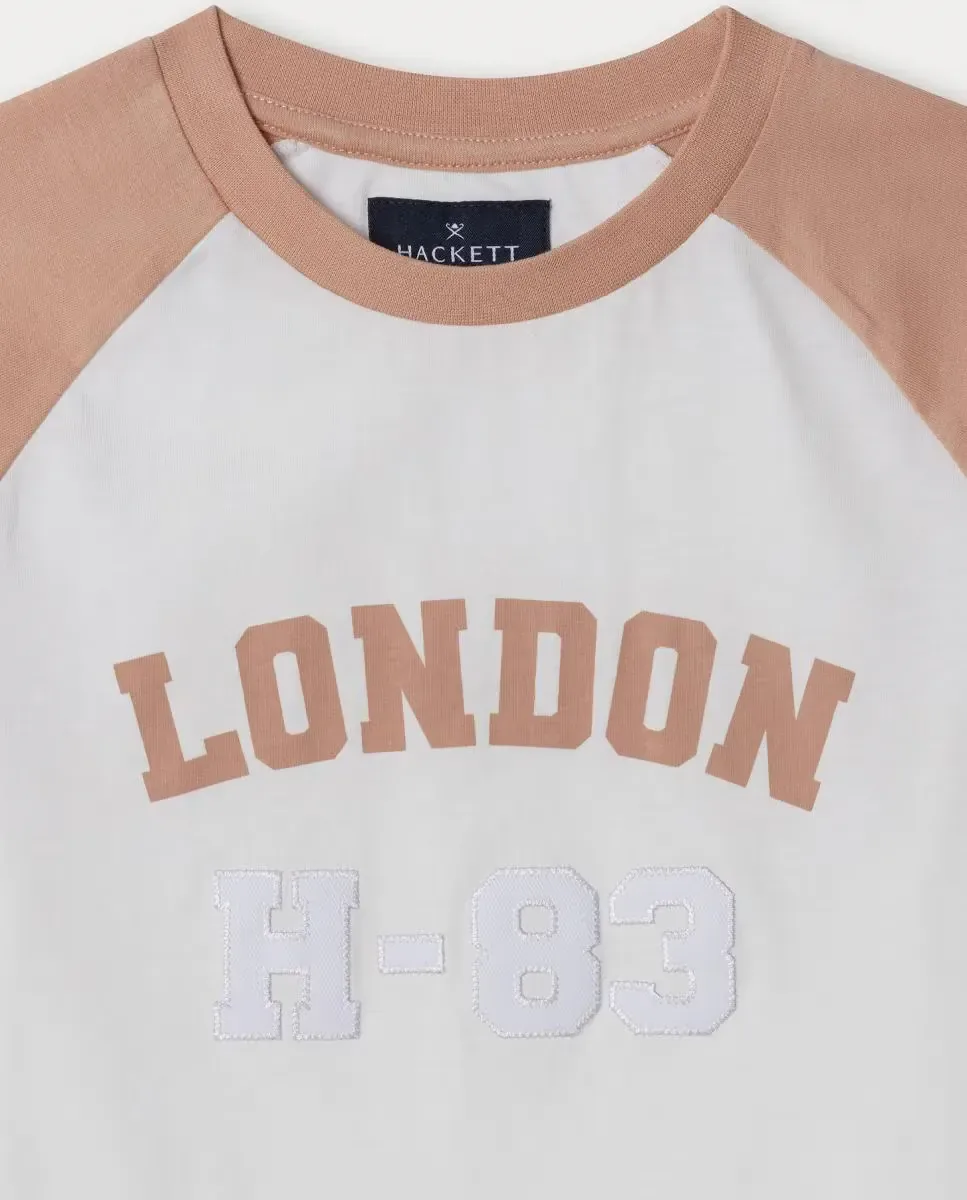 Детская футболка London H83 Hackett, белый — фото 3