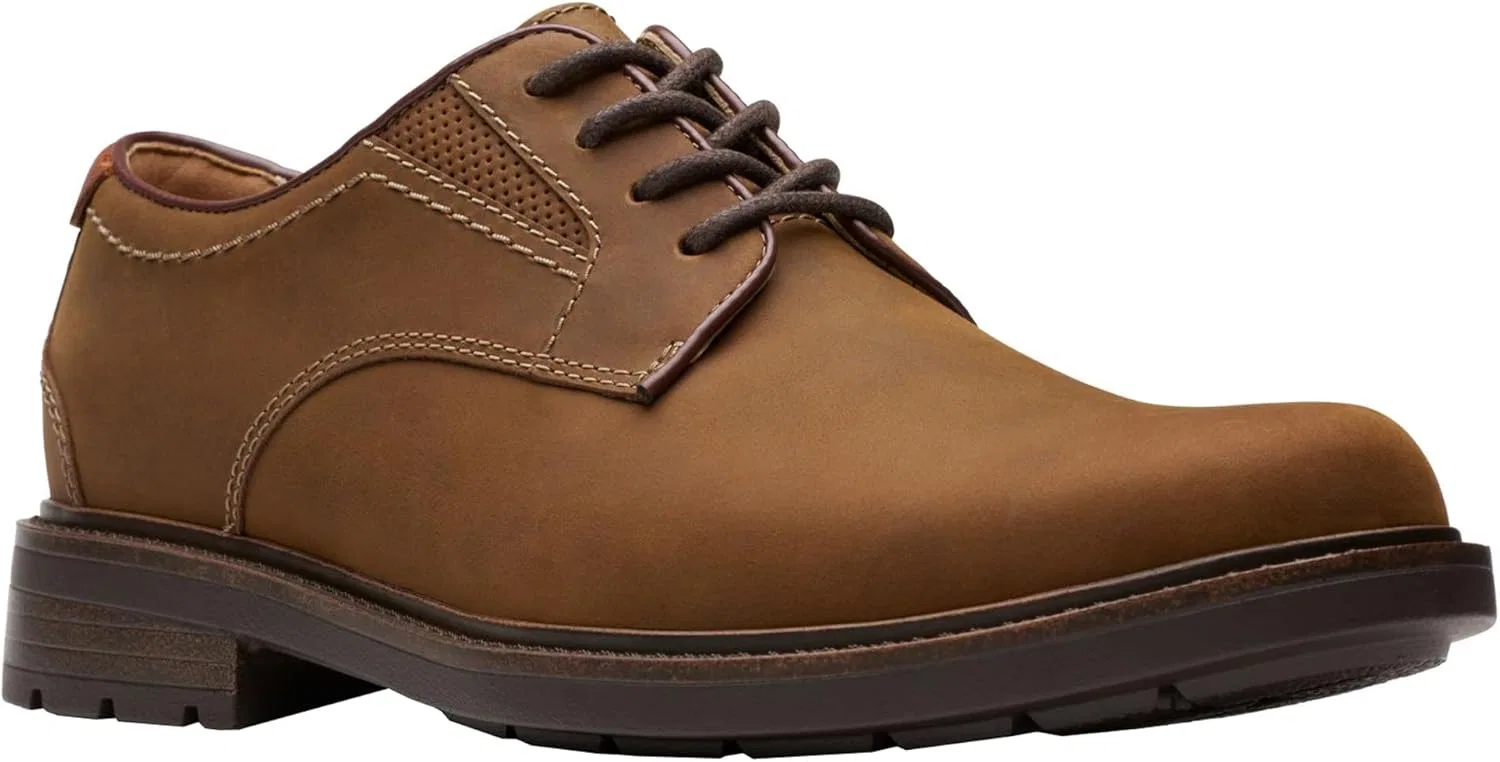Clarks - Мужские низкие туфли Un Shire, 2-Beeswax Leather. — фото 2