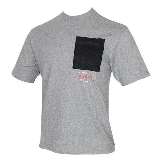 

Футболка Men's Nike Alphabet Printing Logo Round Neck Short Sleeve Gray T-Shirt, мультиколор