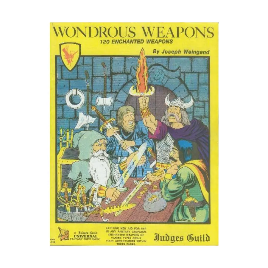 

Wondrous Weapons, Dungeons & Dragons Fantasy Supplements - Assorted (Judges Guild), мягкая обложка