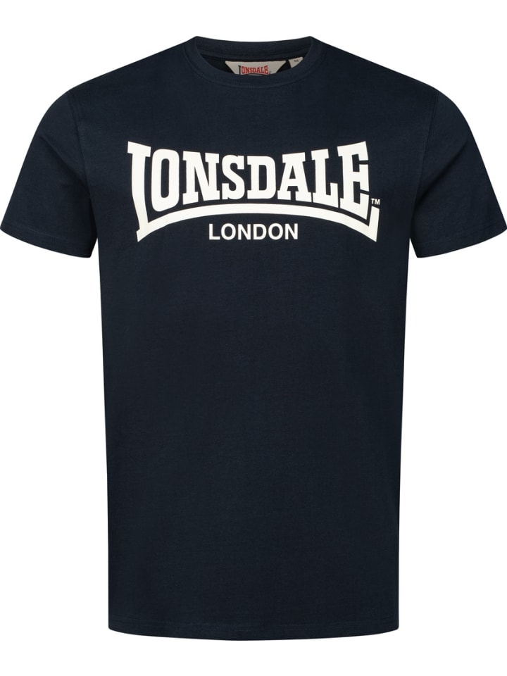 

Футболка "Fulwood T-Shirt Regular Fit" синего цвета Lonsdale, Синий, Футболка "Fulwood T-Shirt Regular Fit" синего цвета Lonsdale