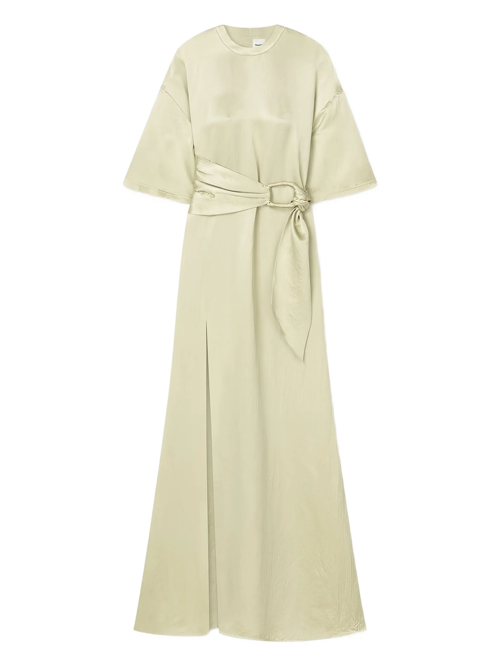 

Платье макси с поясом Nanushka, зеленый