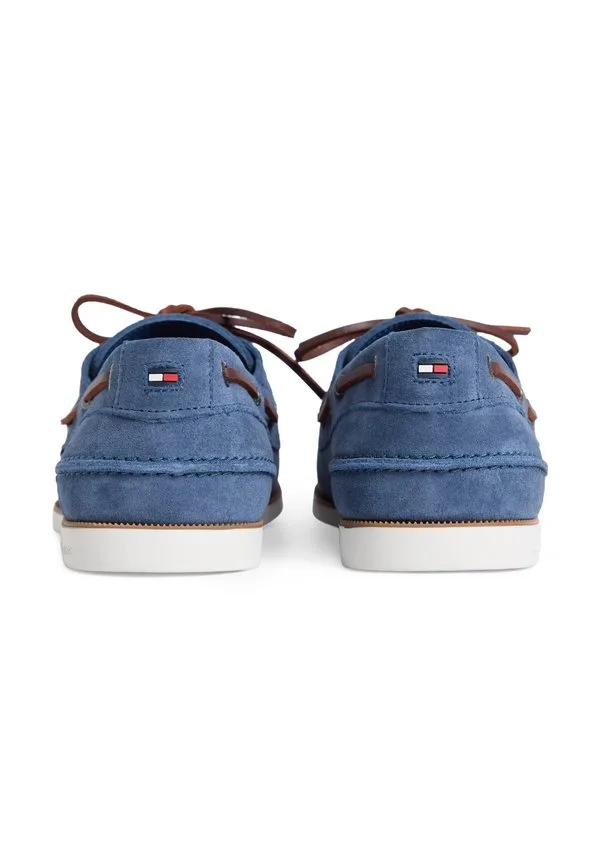 Замшевые лодочные туфли Tommy Hilfiger, Aegean Sea — фото 3