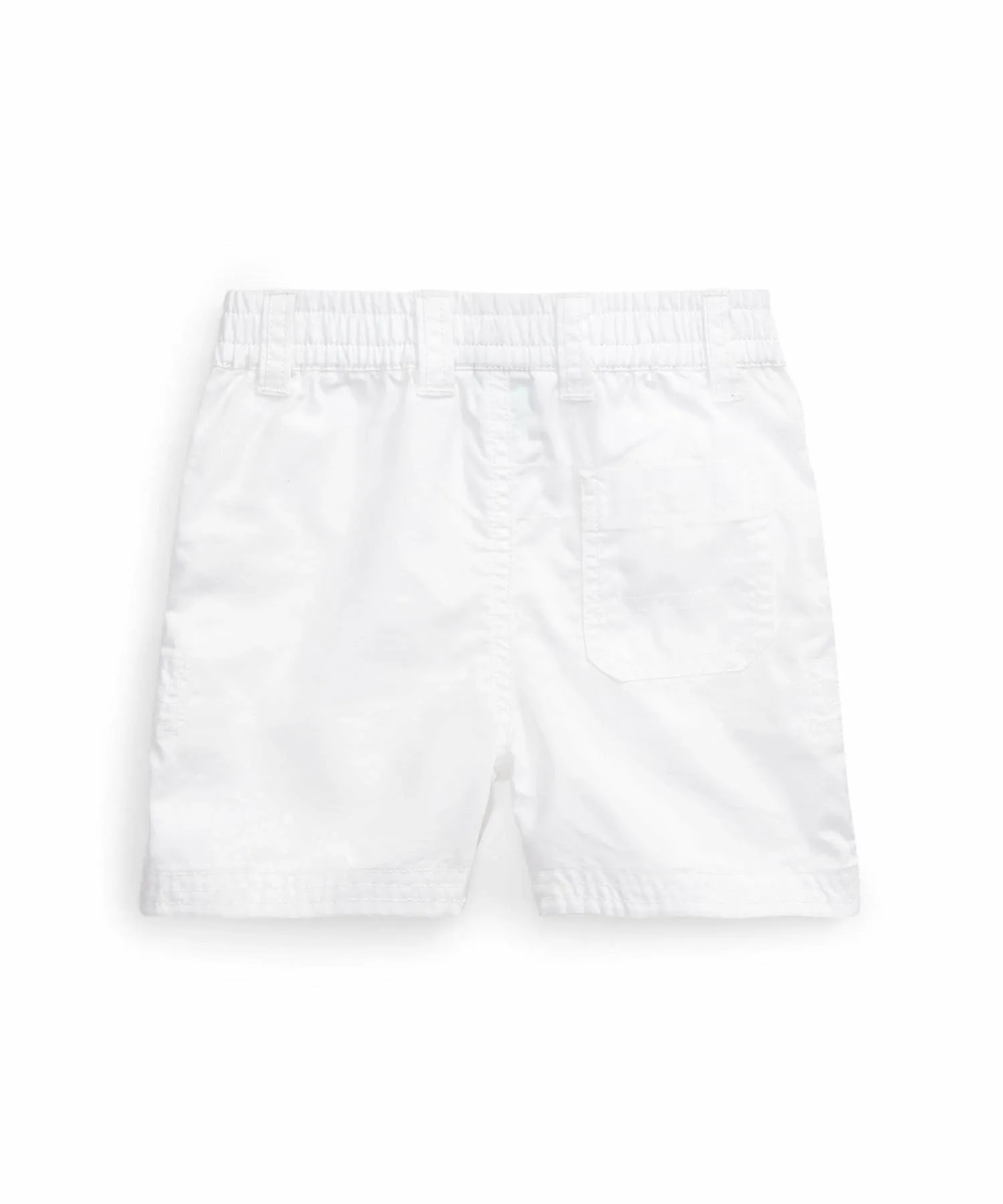 Детские хлопковые шорты из саржи, надеваемые через голову. Polo Ralph Lauren, 100 White — фото 2