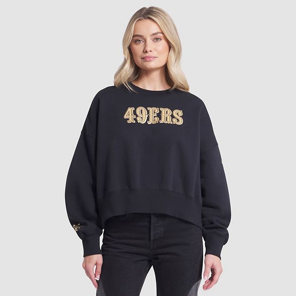 

Женский черный свитшот San Francisco 49ers 2025 Rivalries Collection oversized phoenix fleece Nike