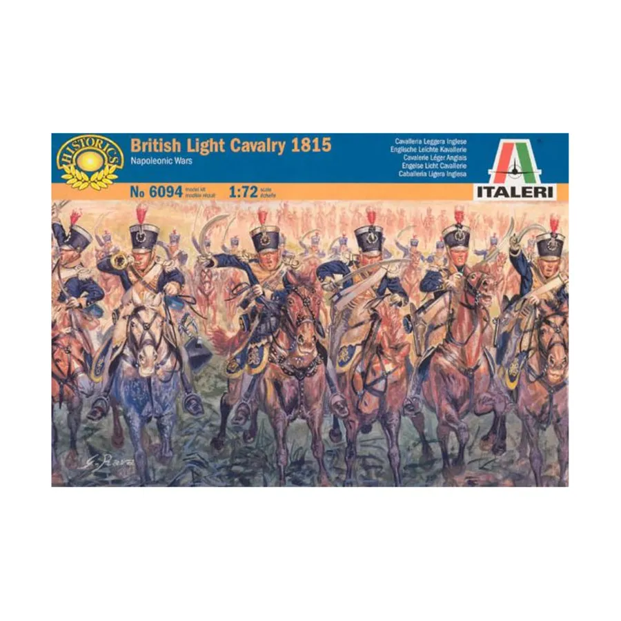 

Британская легкая кавалерия 1815 г., Historics - Napoleonic Wars 1815 (1:72) (Italeri)