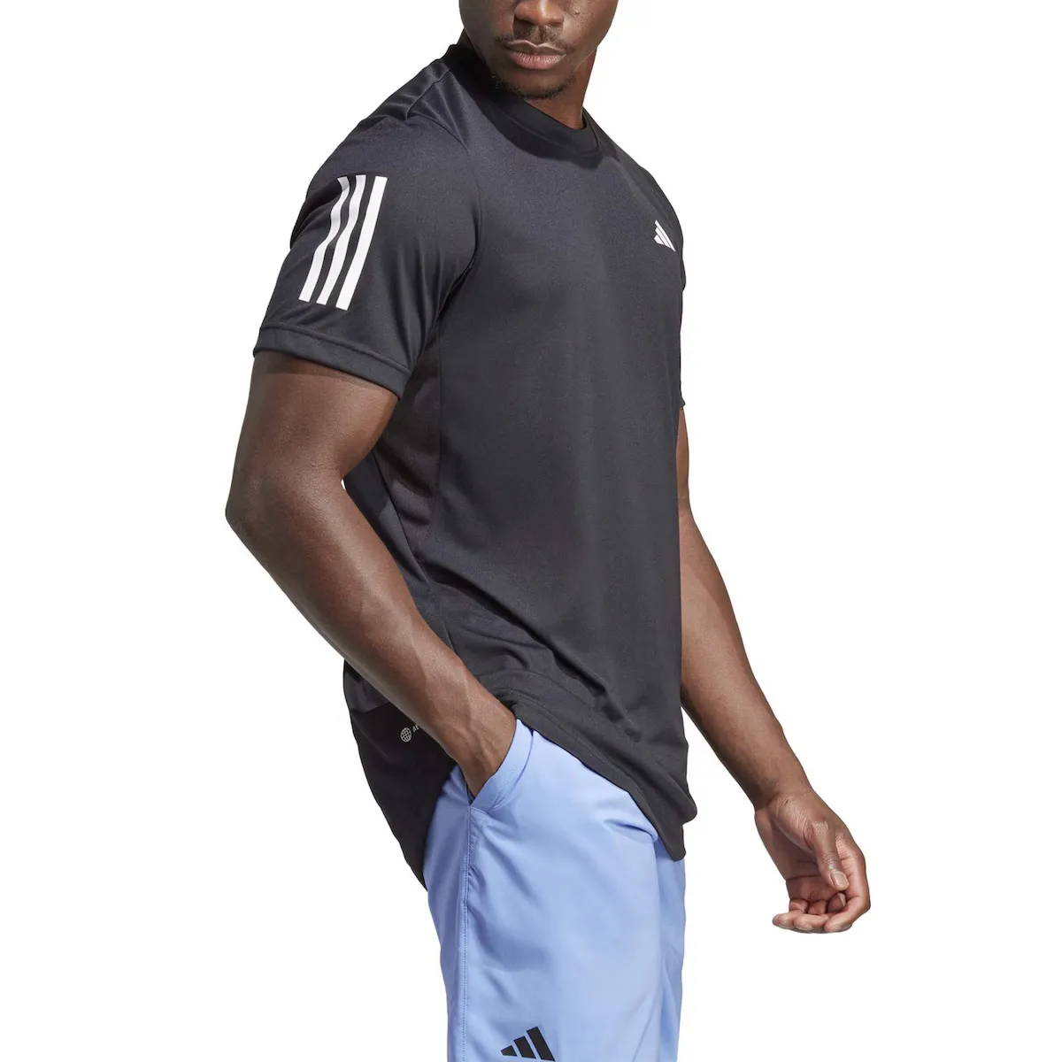 

Мужская футболка Tenis Club 3 полоски adidas, черный