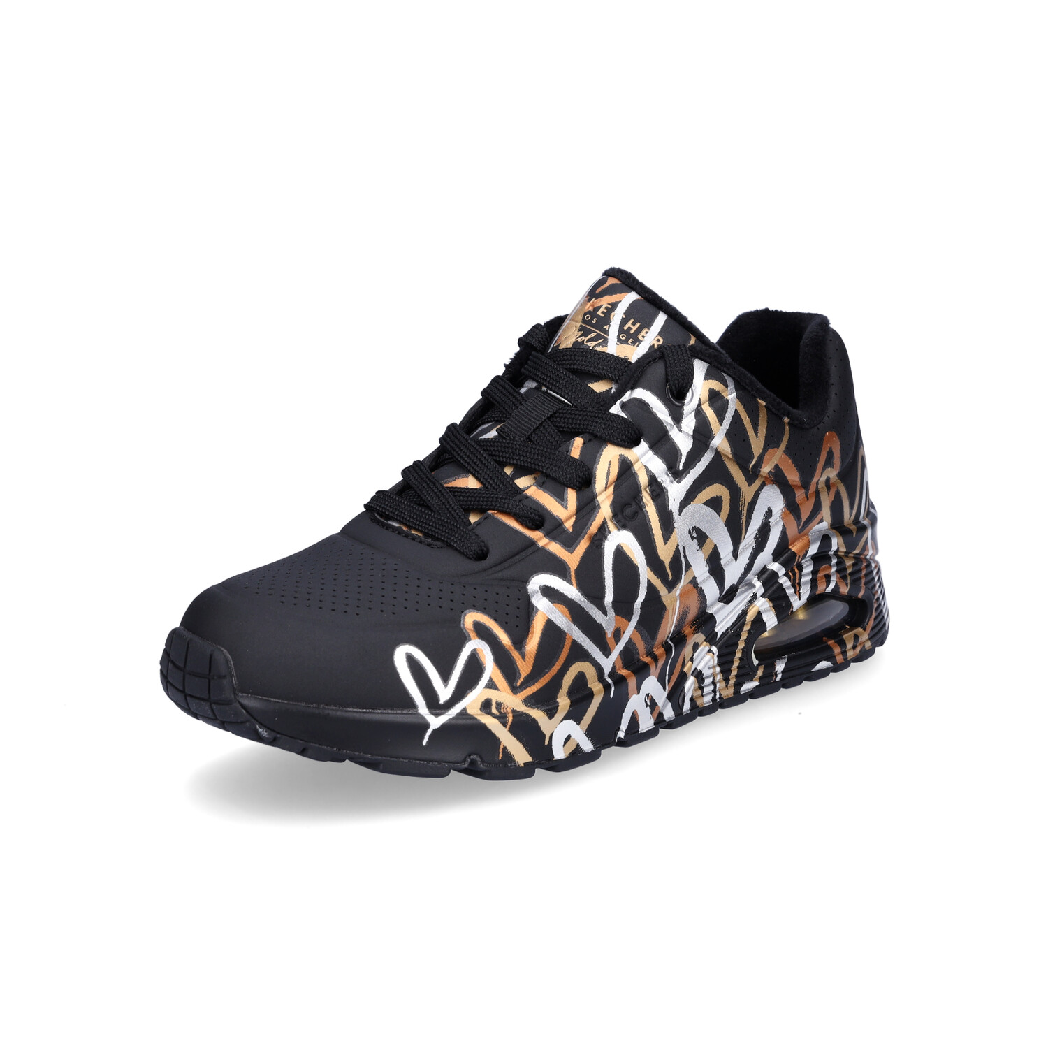 

Кроссовки Skechers UNO Metallic Love, черный