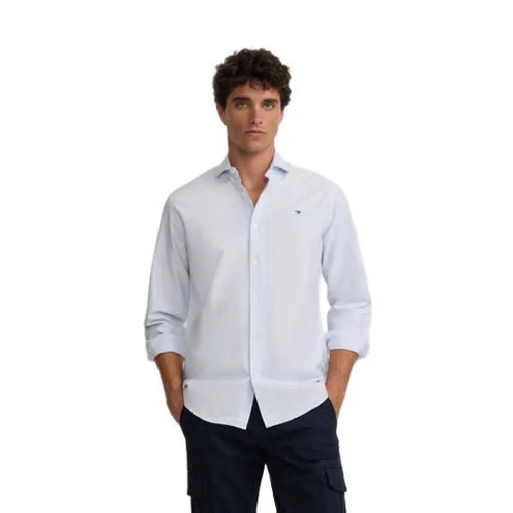 

Рубашка Silbon 1020502329 в горизонтальную полоску, белый