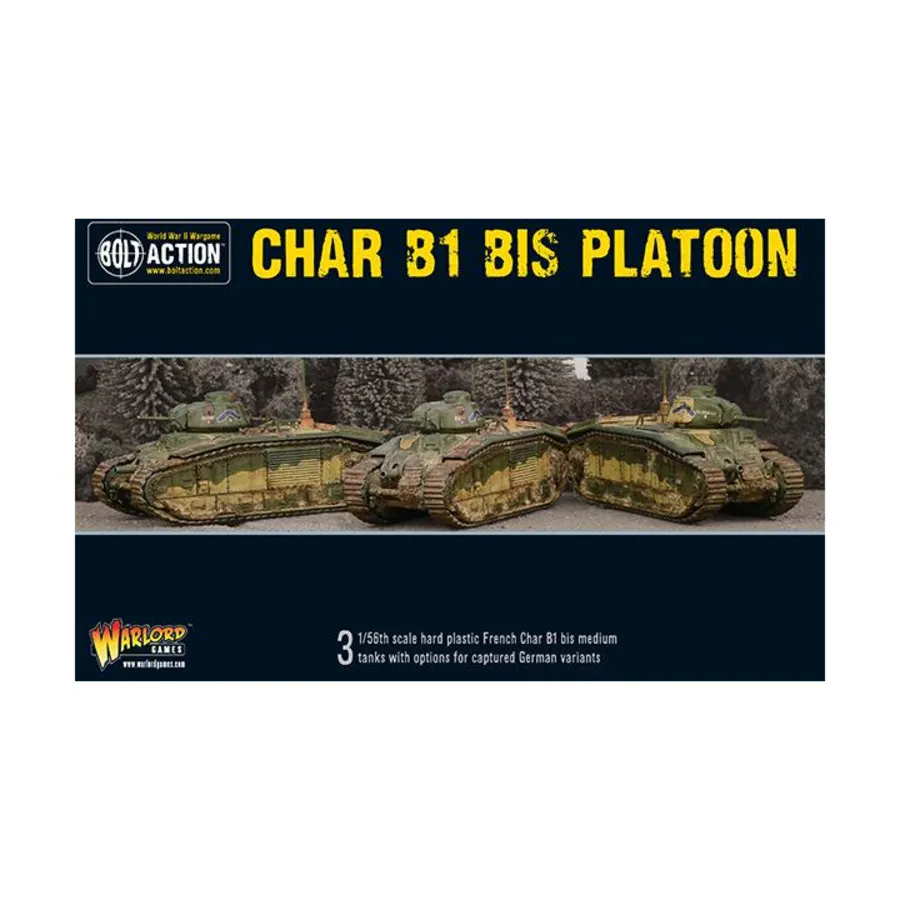 

Взвод Char B1 BIS, Bolt Action - French (28mm)