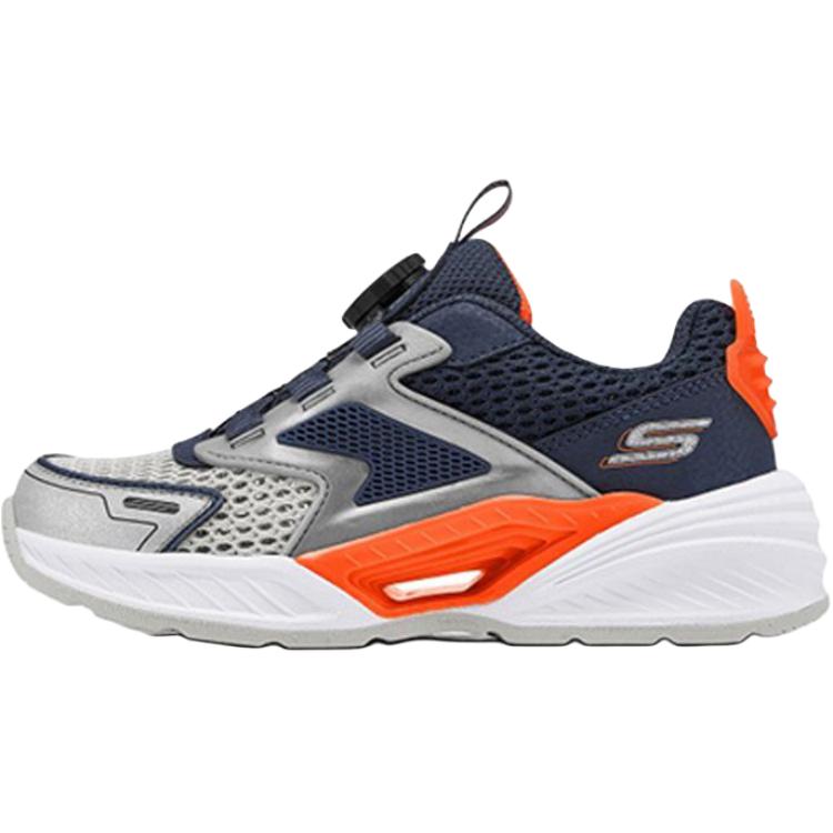 Skechers Kids Амортизирующие и дышащие низкие детские повседневные кроссовки Blue — фото 3