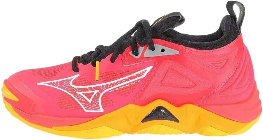 Кроссовки Mizuno унисекс Wave Momentum, Red, Orange, Black