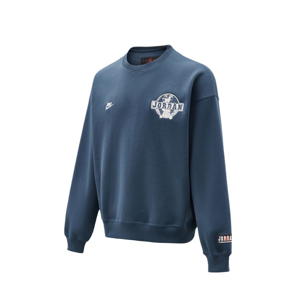 

Jordan Свитшот мужской синий с круглым вырезом Moderate