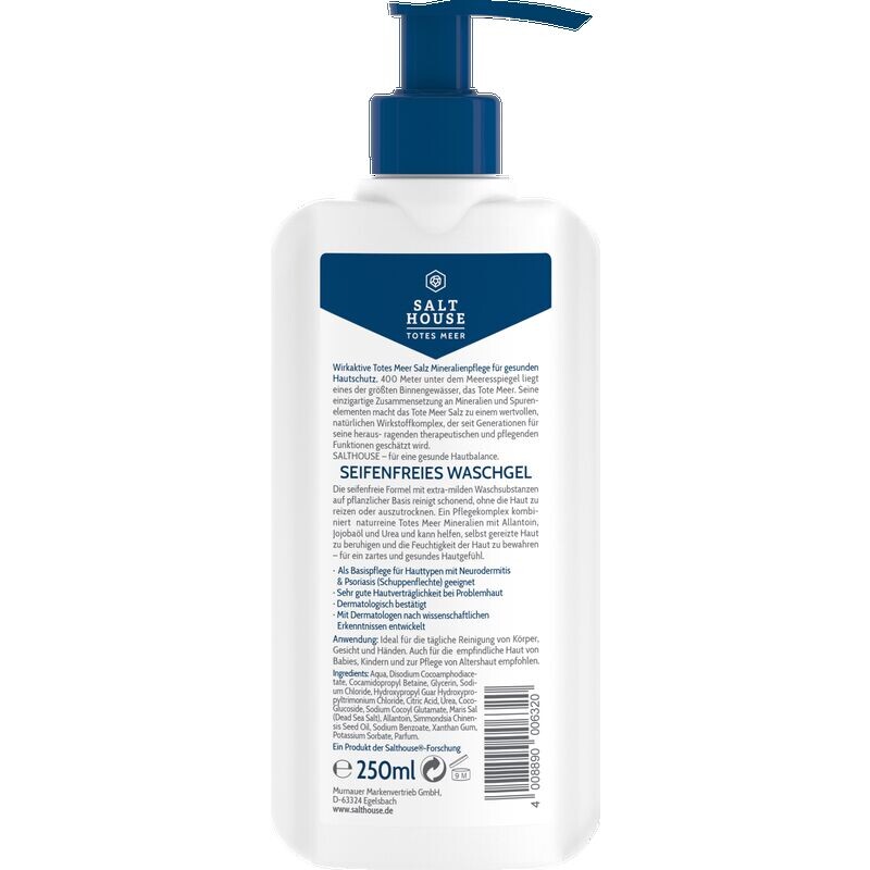 Гель для умывания Dead Sea Therapy без мыла Salthouse, 250 ml — фото 2