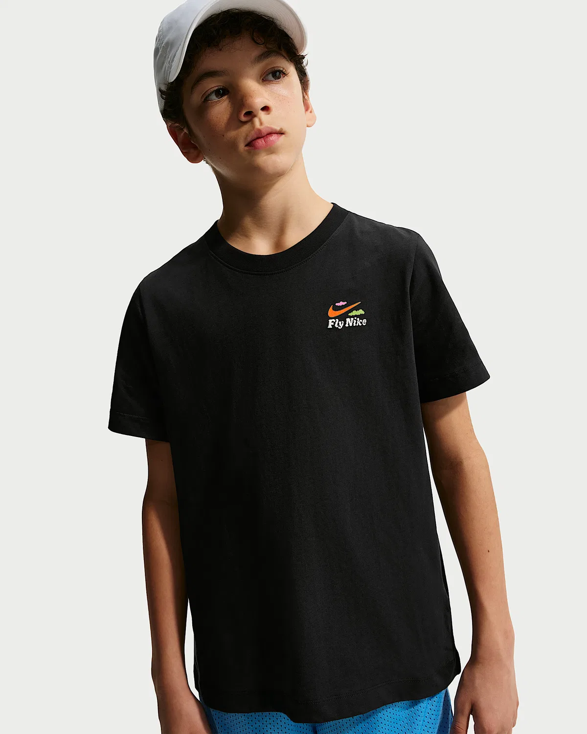 Детская футболка Nike Sportswear, Black — фото 3
