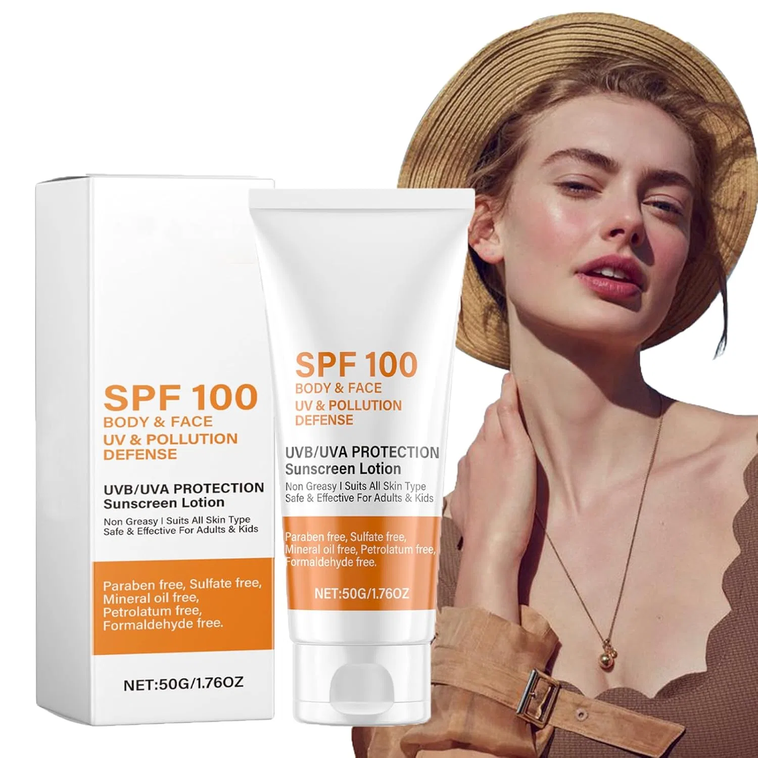 Солнцезащитный крем SPF 100 с защитой UVA/UVB Alelyer