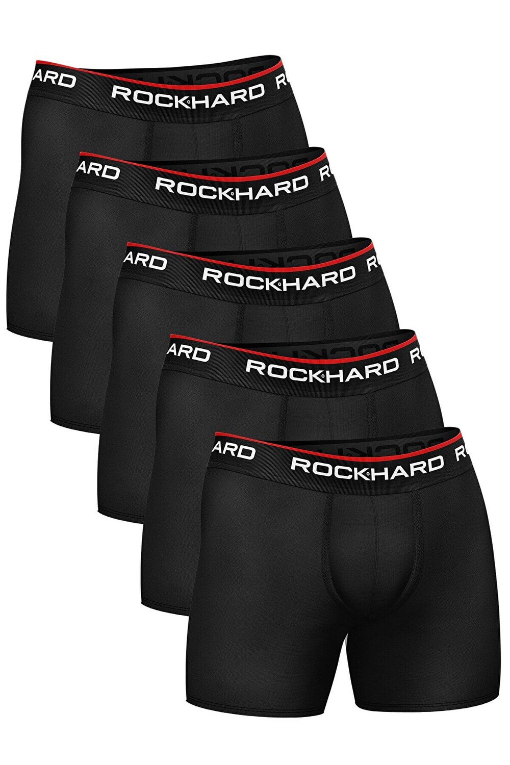 

Мужские базовые боксеры (5 шт.) ROCKHARD, черный