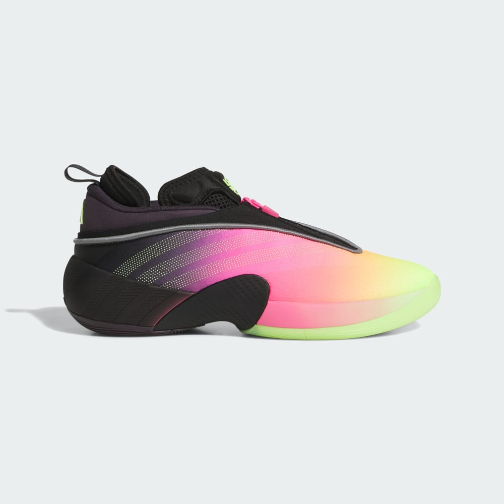

Кроссовки Adidas D.O.N. Issue 7, цвет Aurora Black/Lucid Pink/Hi-Res Yellow