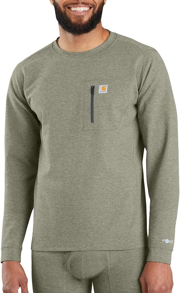 

Carhartt мужская базовая футболка MBL110 Base Force Heavyweight, Dark Burnt Olive Heather