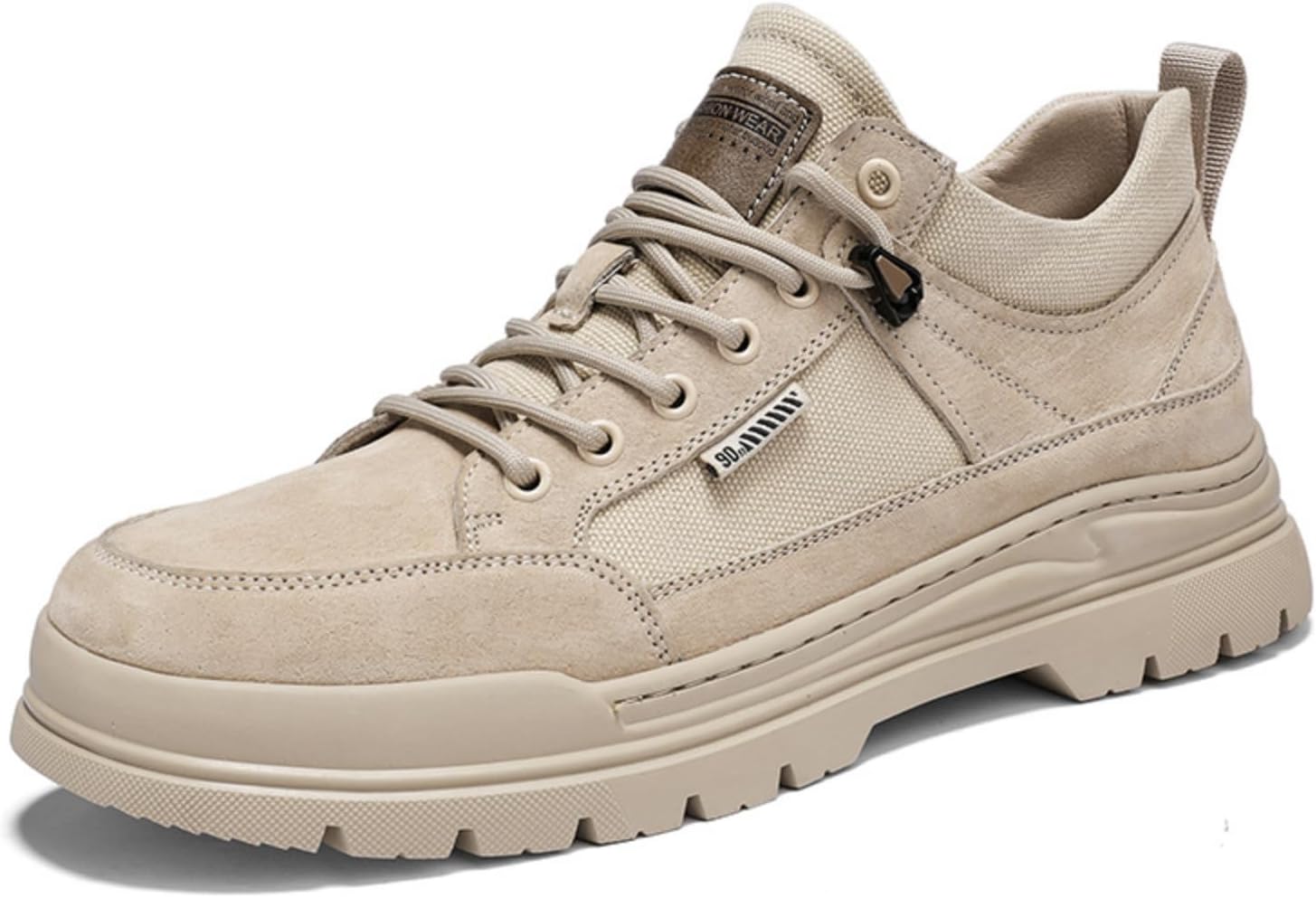 

Мужские повседневные кожаные низкие кеды Kpdwfms: стильные, дышащие и очень комфортные. Идеально подходят для повседневной ходьбы, Sand Color