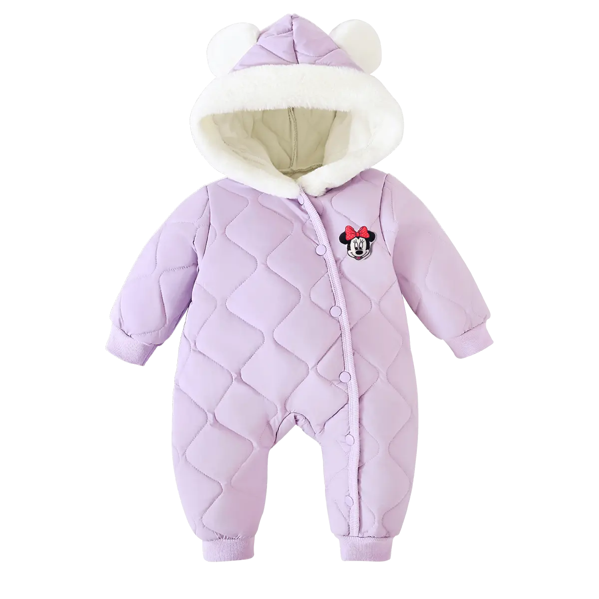 

Пижама One Piece для младенцев и малышей Disney, фиолетовый