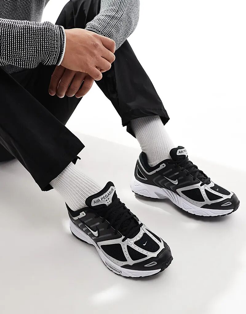 

Кроссовки Pegasus 2005 черного и металлического серебристого цвета Nike