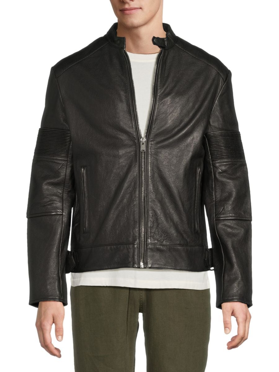 

Кожаная байкерская куртка Lean Zadig & Voltaire, цвет Anthracite, Черный, Кожаная байкерская куртка Lean Zadig & Voltaire, цвет Anthracite