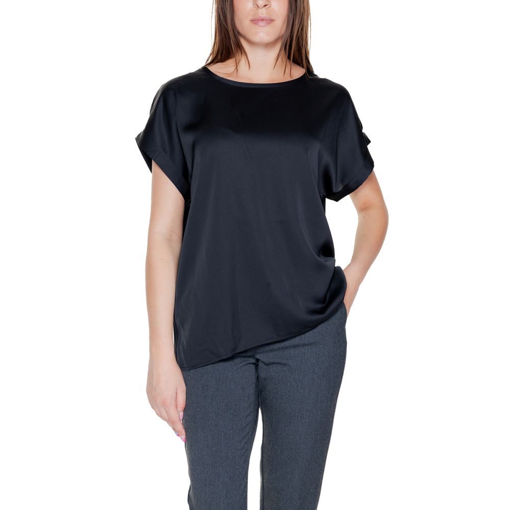 

Черные хлопковые топы и футболки Vila Clothes