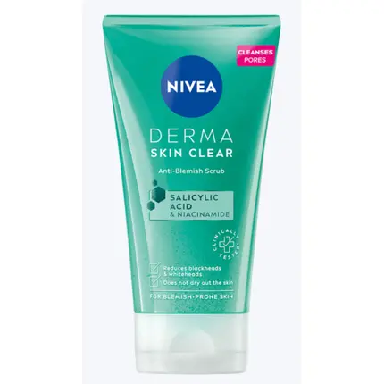

Derma Skin Clear Пилинг против пятен с салициловой кислотой и ниацинамидом 150 мл, Nivea