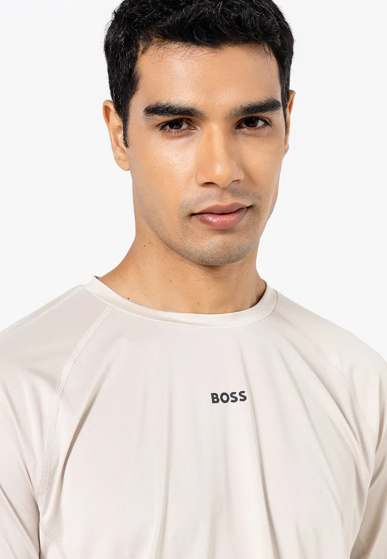Футболка Active Tee, BOSS Green, зеленая — фото 3