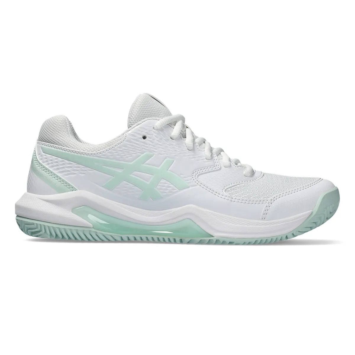 

Gel-Dedicate 8 Clay Asics женская теннисная обувь, белый/синий