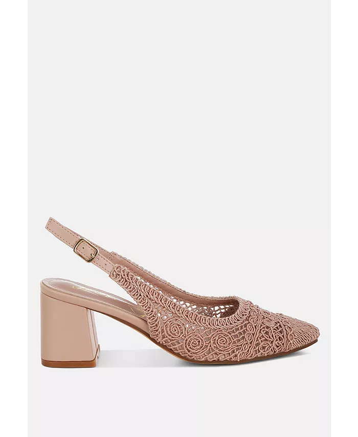Женские босоножки Tolina Woven Design Slingback London Rag, розовый