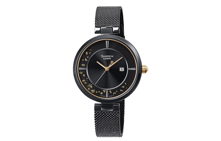 

Женские часы SHEEN Black CASIO