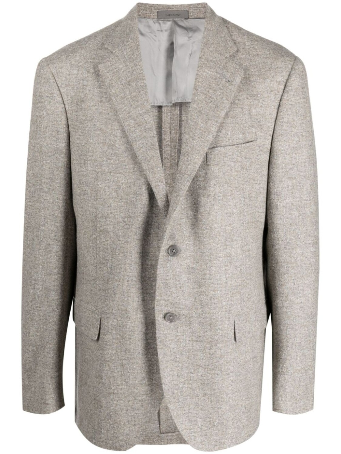 

Corneliani однобортный пиджак из вирджинской шерсти, серый