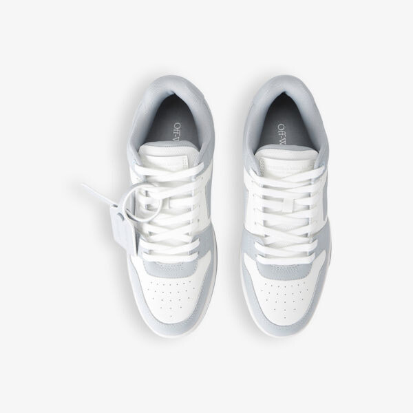 Кроссовки кожаные низкие для выхода из офиса Off-White C/O Virgil Abloh, серый — фото 2