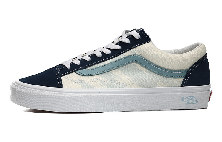 

Кроссовки Vans Skateboarding Shoes Unisex Low-top White/blue, белый