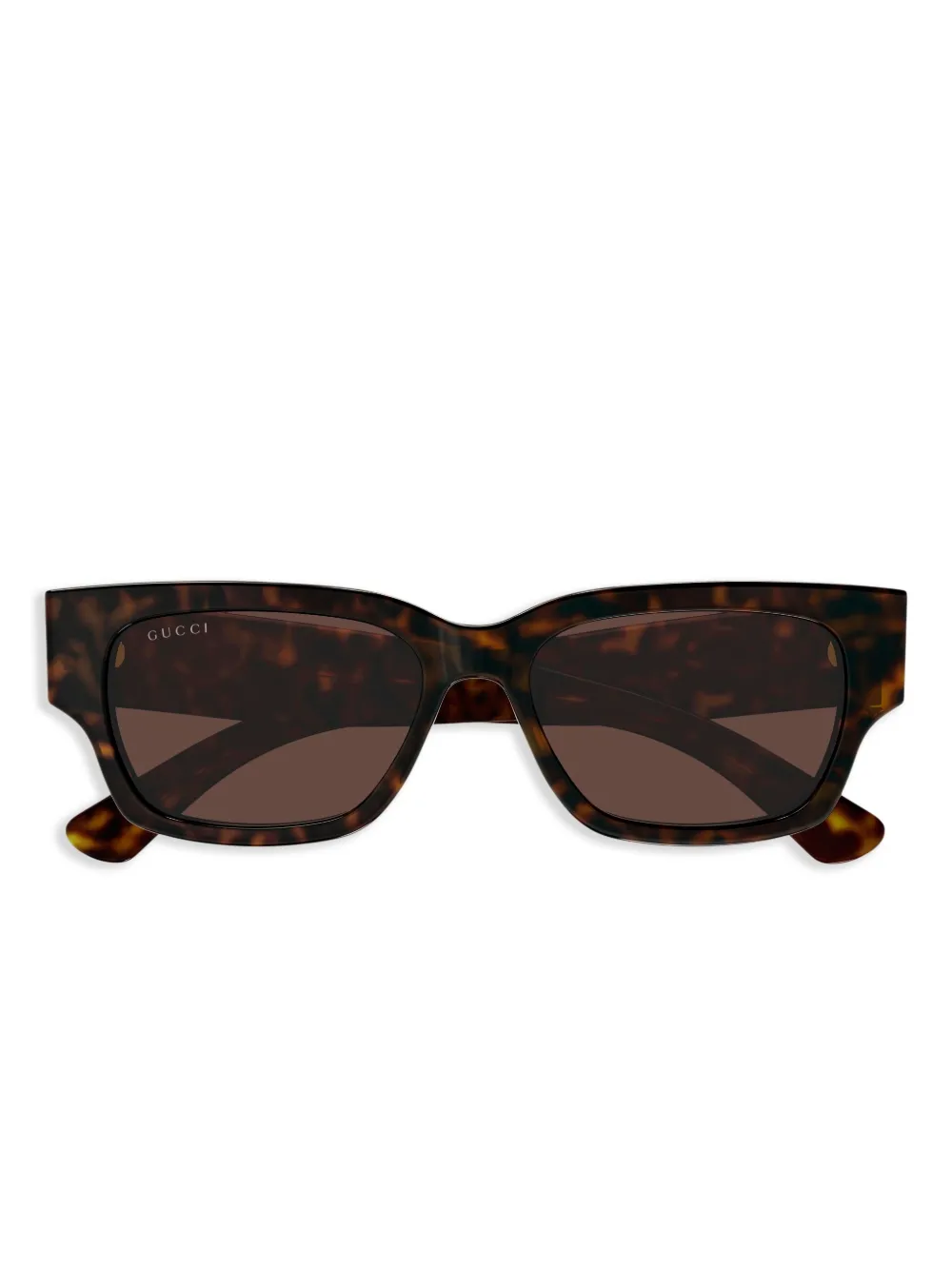 

Солнцезащитные очки в прямоугольной оправе Gucci Eyewear, коричневый