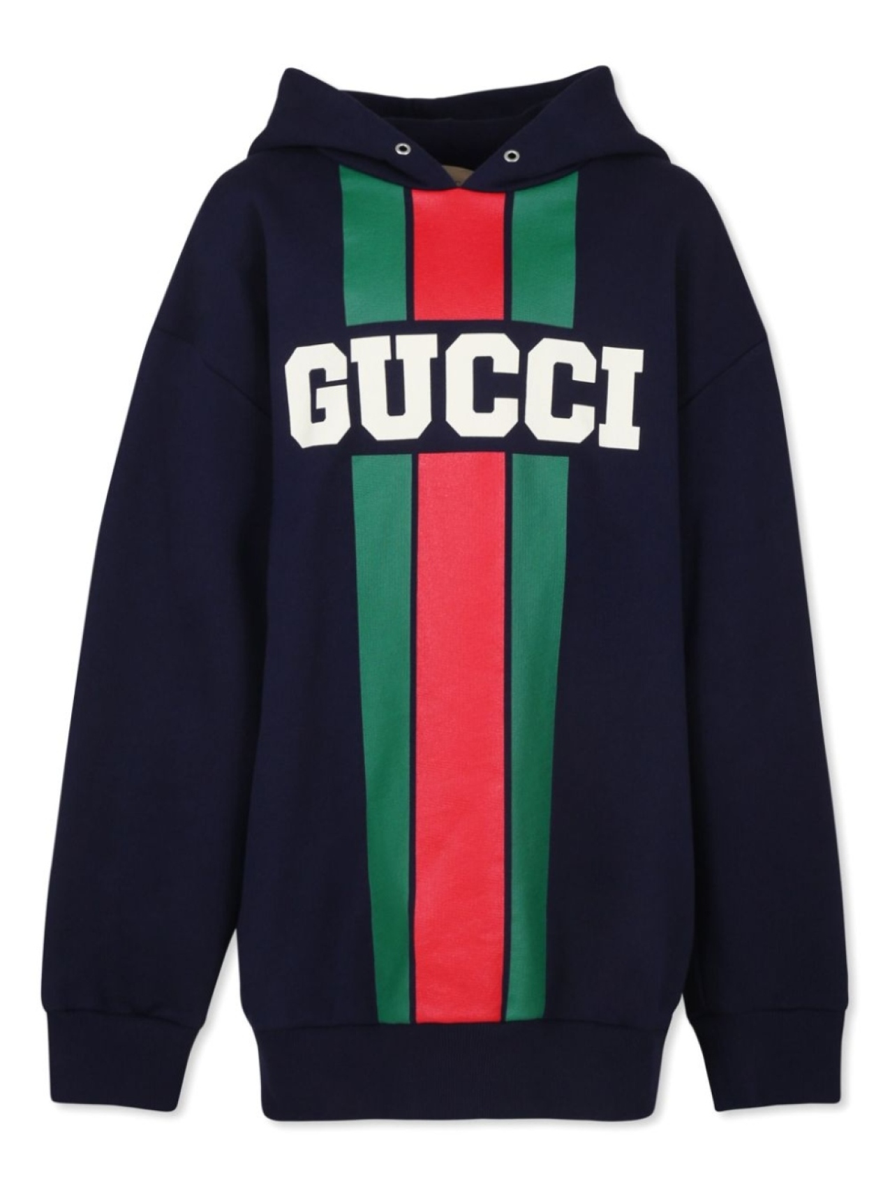 

Gucci Kids хлопковая толстовка с капюшоном, синий