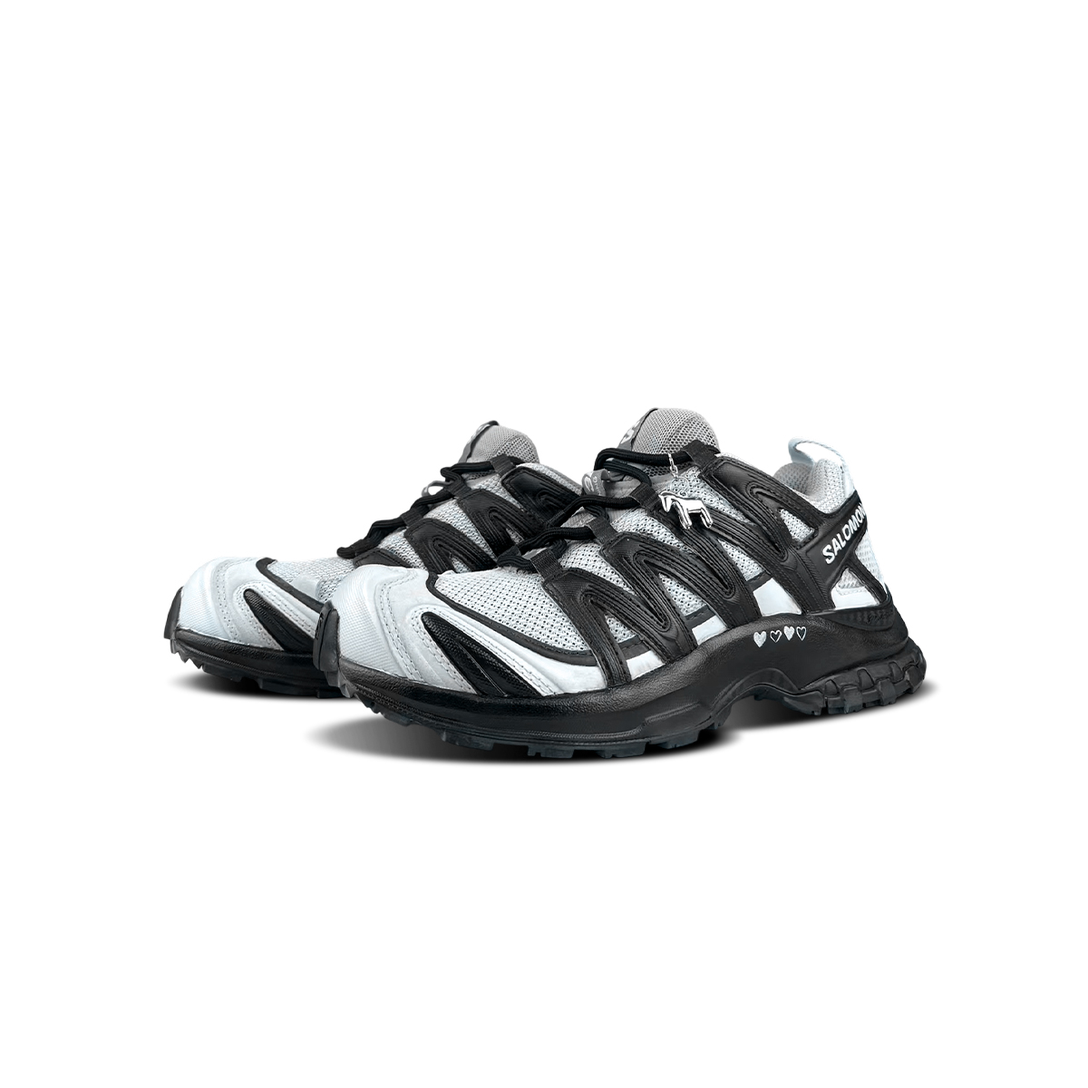 Кроссовки для трейлраннинга и тренировок XA PRO 3D Cushioning Support Low top Unisex Cyan SALOMON, черный — фото 4
