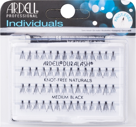 

Пучки ресниц без узлов Ardell Individuals, Medium Black 56 szt.