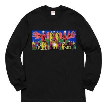 

Футболка ss19 gilbert x george death after life l/s t-shirt 'black' Supreme, черный