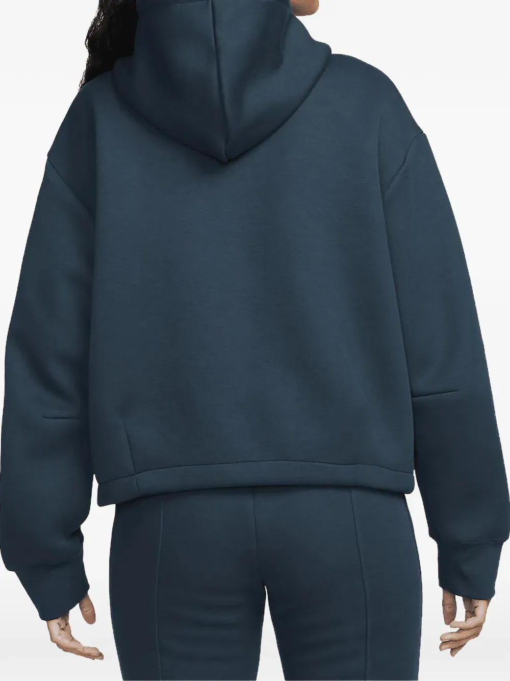 Технофлисовая толстовка с капюшоном Nike, синий — фото 2
