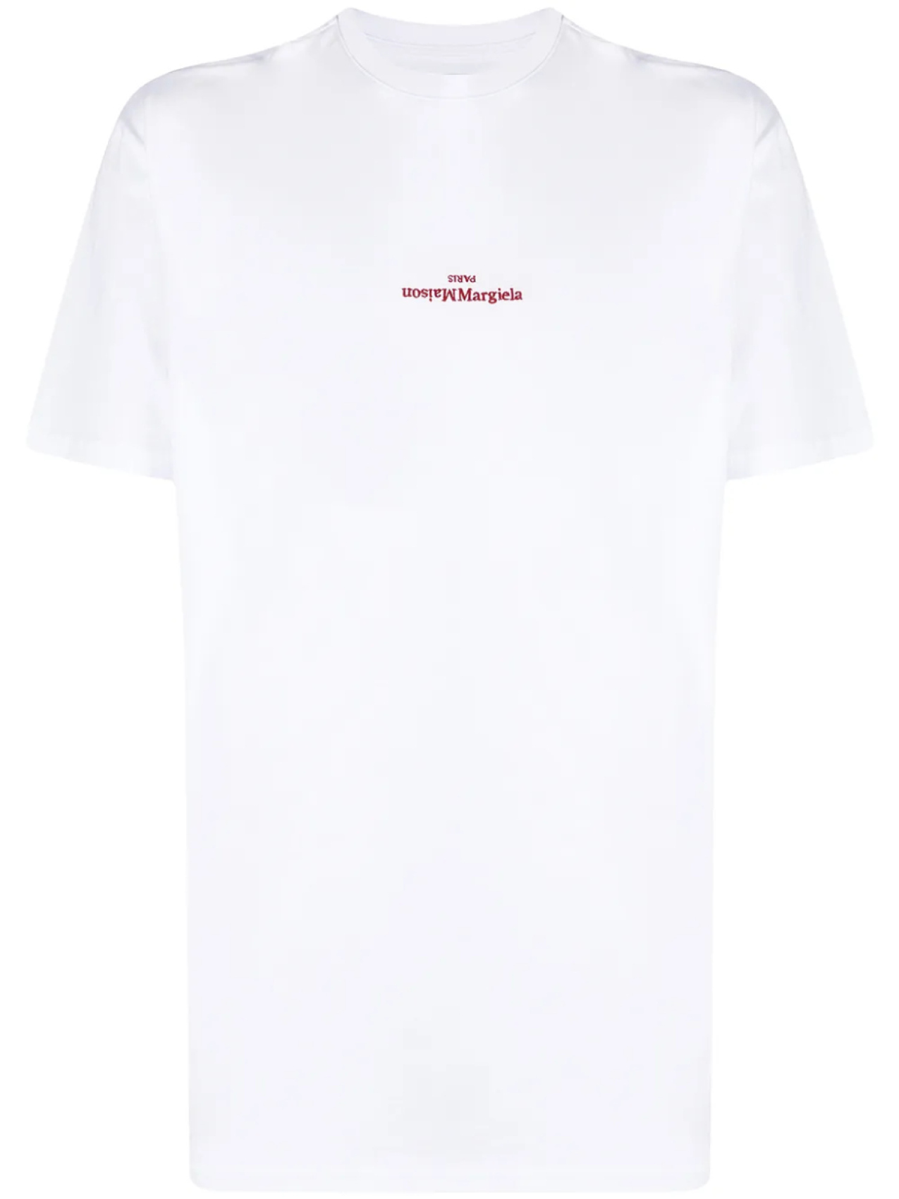 

Футболка с вышитым логотипом Maison Margiela, белый